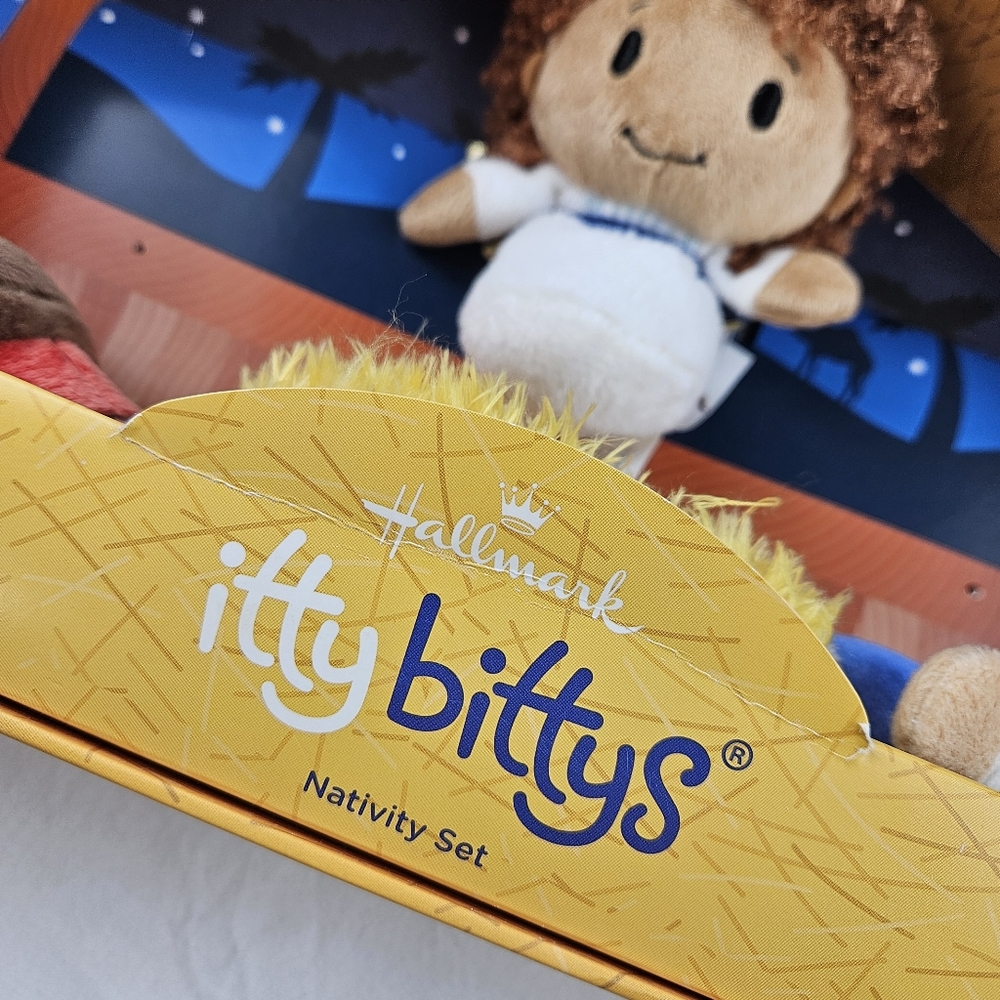 Hallmark Itty Bittys Nativity Set Plush Toys Holiday Christmas - Picture 11 of 12
